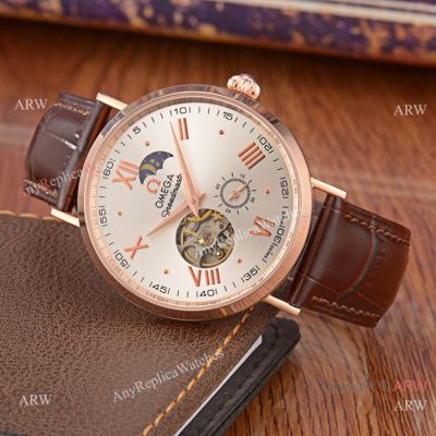New Copy Omega Speedmaster Moonphase Watches Rose Gold
